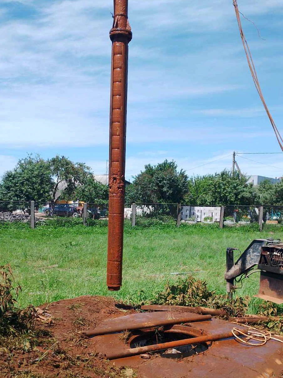 Ремонт скважины водоснабжения